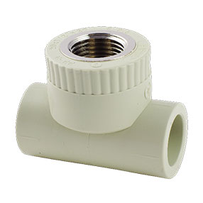 Трійник із внутрішнім різьбленням 32x1'x32 ппр/латунь, FADO